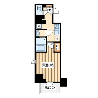 ルフレプレミアム横浜リーヴァ【1階】の間取り