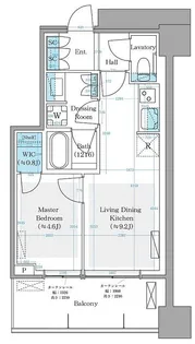 パークシテイ中野ザタワー ブリーズ【7階】の間取り