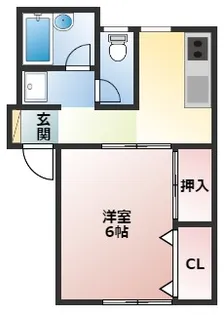 メゾンフルール【2階】の間取り