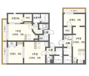 GRACIM_08【1階】の間取り
