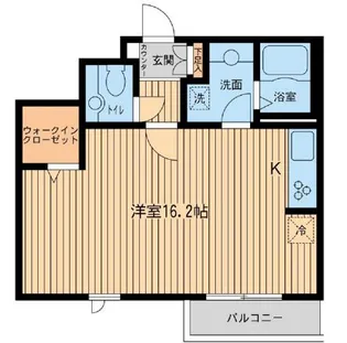 プロスペクト初台【1階】の間取り