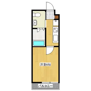 Blue.Residence 浜【1階】の間取り