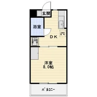 メルカードあさひII【2階】の間取り