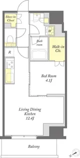 プライムメゾン湯島【8階】の間取り