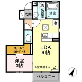 ソル・クラーロ【1階】の間取り