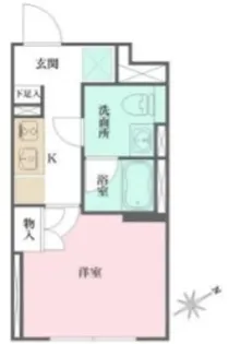 Fika大井町【4階】の間取り