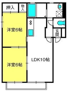 アークガーデン B【2階】の間取り