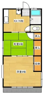 ホワイトホート【1階】の間取り