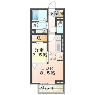 D‐chambre松寺【1階】の間取り