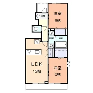 プレマヒルズ【1階】の間取り