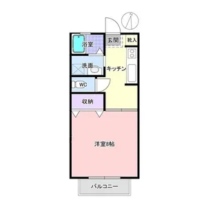 ドルフ尾崎台 B【1階】の間取り