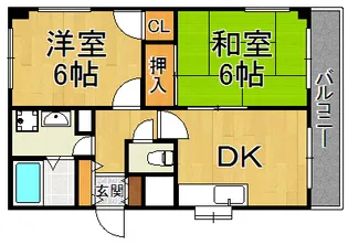 グレースメモリー立花【3階】の間取り