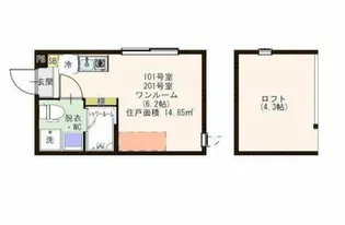 ハーモニーテラス上石神井関町【1階】の間取り