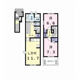 アルカンシエルBの間取り