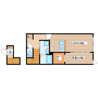 エフエス名取【2階】の間取り