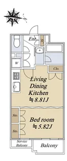 ジェイパーク新中野【3階】の間取り