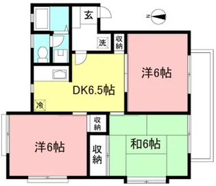 ファミール千歳台【1階】の間取り