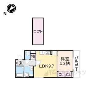 ベルジェ【2階】の間取り