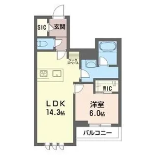 エクラ プラティニ【3階】の間取り