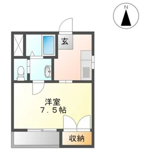 ビアン長町【1階】の間取り