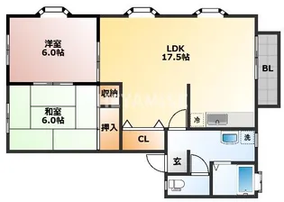 メゾン・ド・ジュンI【2階】の間取り