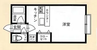 DIコーポサンライズB【1階】の間取り