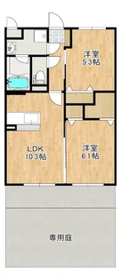 クレスト見次【1階】の間取り
