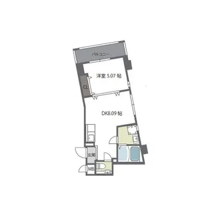 COURT HOUSE【3階】の間取り