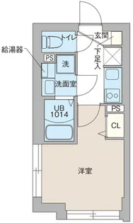 クリオ ラモード目黒洗足【1階】の間取り
