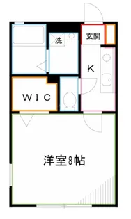 ヴィラージュ井の頭【1階】の間取り