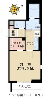ヴォーンハウス【1階】の間取り
