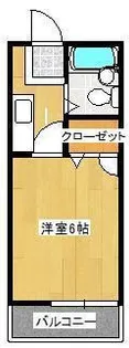 レインボーハイツ【3階】の間取り