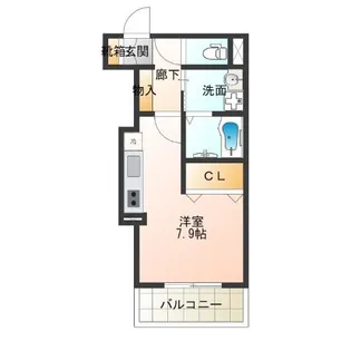 セジュールたまで【3階】の間取り