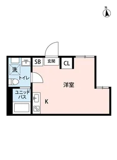 マイナビSTAYプレジデントハウス平和島【4階】の間取り