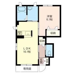 ソリエ【1階】の間取り