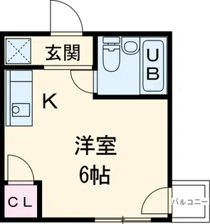 ハートイン中切【5階】の間取り