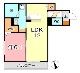 ブルーミア【2階】の間取り