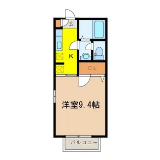 メゾンシューペルブII【2階】の間取り