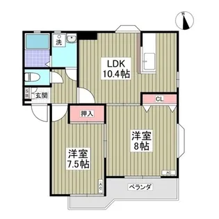 ピュアハイツ【2階】の間取り