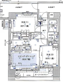 BRILLIA綱島IDステーションフロント【6階】の間取り