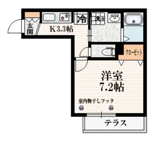 SAKURA TERRACE YOYOGI A棟【1階】の間取り