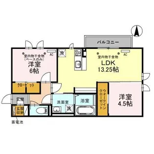 フォレスタII【1階】の間取り