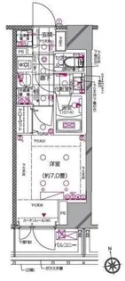 ピアース南麻布【6階】の間取り