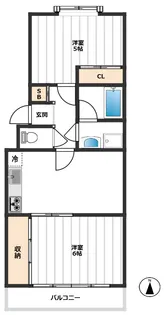 ウインヒルズ【1階】の間取り