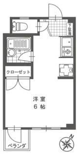 第二サニーコーポ【2階】の間取り