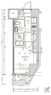 LOG横浜駅東【3階】の間取り