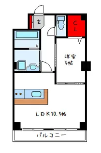 ラフィーネ久宝寺【3階】の間取り