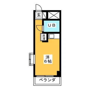 ライオンズプラザ八王子【5階】の間取り
