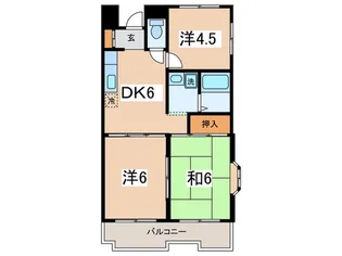 ヒルトップ【2階】の間取り