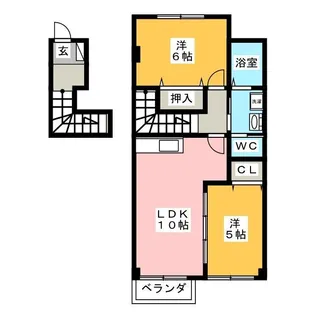 シャイニングスター A棟【2階】の間取り